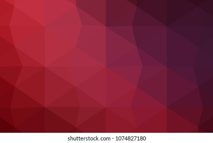 Light Blue, Yellow vector polygonal template. Glitter abstract illustration with an elegant design. Triangular pattern for your business design.