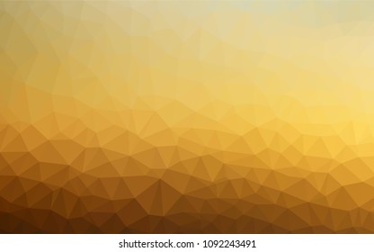 Light Blue, Yellow vector polygonal pattern. A sample with polygonal shapes. Brand new style for your business design.
