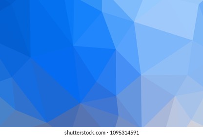 Light Blue, Yellow vector polygonal background. Shining polygonal illustration, which consist of triangles. New template for your brand book.