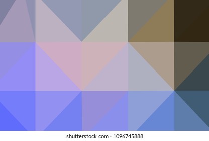 Light Blue, Yellow vector polygonal pattern. Shining colored illustration in a new style. The polygonal design can be used for your web site.