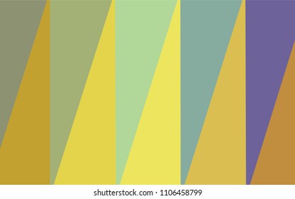 Light Blue, Yellow vector polygonal template. Triangular geometric sample with gradient.  The template for cell phone's backgrounds.