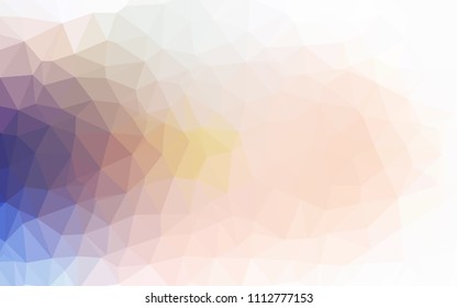 Light Blue, Yellow vector polygonal template. Polygonal abstract illustration with gradient. A new texture for your web site.
