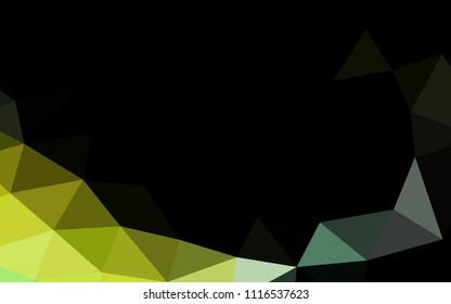 Light Blue, Yellow vector polygonal polygonal. Shining colored illustration in a Brand new style. The completely new template can be used for your brand book.