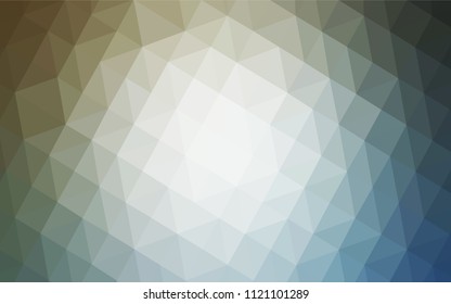 Light Blue, Yellow vector polygonal background. Colorful illustration in abstract style with triangles. A new texture for your web site.
