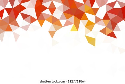 Light Blue, Yellow vector polygonal template. Creative illustration in halftone style with triangles. Template for cell phone's backgrounds.