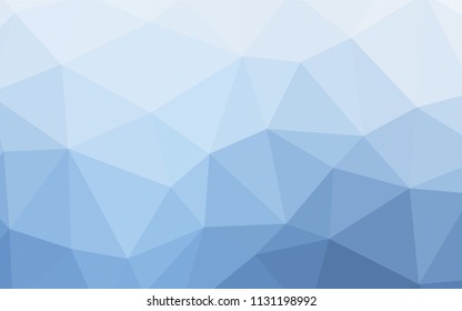 Light Blue, Yellow vector polygonal background. Modern abstract illustration with triangles. Best triangular design for your business.