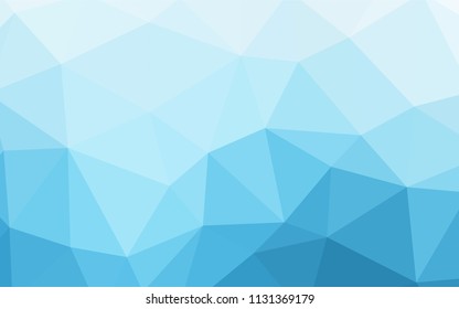 Light Blue, Yellow vector polygonal template. Polygonal abstract illustration with gradient. Template for cell phone's backgrounds.