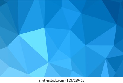 Light Blue, Yellow vector polygonal background. Modern abstract illustration with triangles. Pattern for a brand book's backdrop.