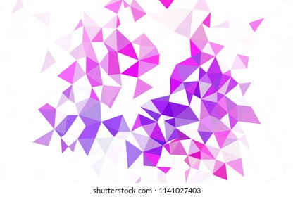 Light Blue, Yellow vector polygonal pattern. Geometric illustration in Origami style with gradient.  Polygonal design for your web site.