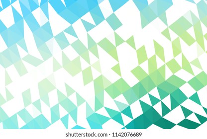Light Blue, Yellow vector polygonal background. Shining colored illustration in a Brand new style. The template can be used as a background for cell phones.
