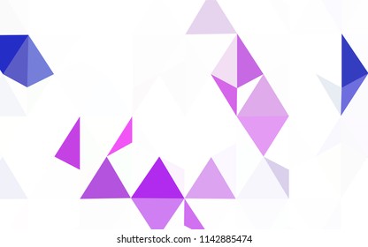 Light Blue, Yellow vector polygonal pattern. Shining polygonal illustration, which consist of triangles. Best triangular design for your business.