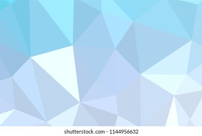 Light Blue, Yellow vector polygonal template. Colorful abstract illustration with triangles. A new texture for your web site.