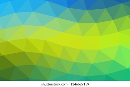 Light Blue, Yellow vector polygonal polygonal. A sample with polygonal shapes. The polygonal design can be used for your web site.