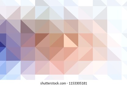 Light Blue, Yellow vector polygonal pattern. Glitter abstract illustration with an elegant triangles. Brand new design for your business.
