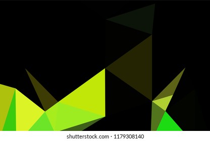 Light Blue, Yellow vector polygonal template. Modern geometrical abstract illustration with gradient. The best triangular design for your business.