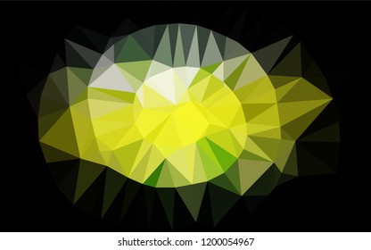 Light Blue, Yellow vector polygonal background. Shining colored illustration in a Brand new style. Brand new design for your business.