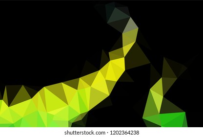 Light Blue, Yellow vector polygonal background. Shining colored illustration in a Brand new style. A completely new template for your business design.