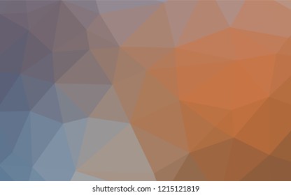 Light Blue, Yellow vector polygonal pattern. Colorful abstract illustration with gradient. A new texture for your design.