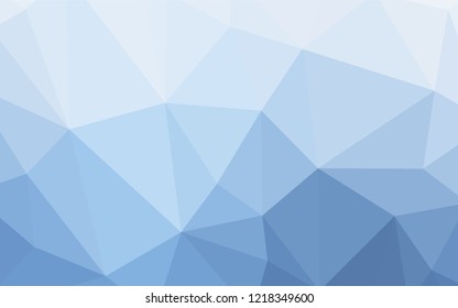 Light Blue, Yellow vector polygonal pattern. Modern abstract illustration with triangles. Textured pattern for your backgrounds.