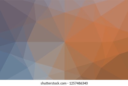 Light Blue, Yellow vector polygonal background. A sample with polygonal shapes. The completely new template can be used for your brand book.