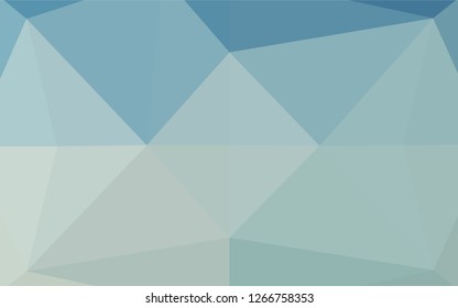 Light Blue, Yellow vector polygonal template. Colorful illustration in abstract style with gradient. Brand new style for your business design.