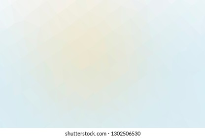 Light Blue, Yellow vector polygonal pattern. Geometric illustration in Origami style with gradient. Textured pattern for background.