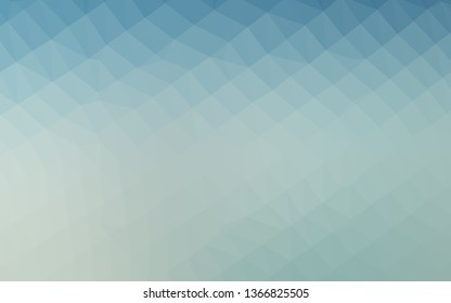 Light Blue, Yellow vector polygonal background. Brand new colorful illustration in with gradient. Template for a cell phone background.