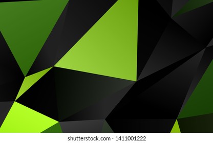 Light Blue, Yellow vector polygonal template. Modern geometrical abstract illustration with gradient. Completely new template for your business design.