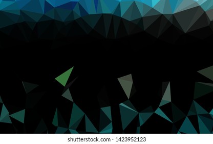 Light Blue, Yellow vector polygonal background. An elegant bright illustration with gradient. Template for a cell phone background.