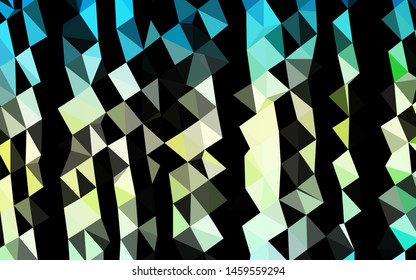 Light Blue, Yellow vector polygonal template. A completely new color illustration in a vague style. Elegant pattern for a brand book.