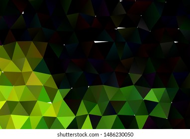 Light Blue, Yellow vector polygonal pattern. Colorful abstract illustration with gradient. Brand new style for your business design.