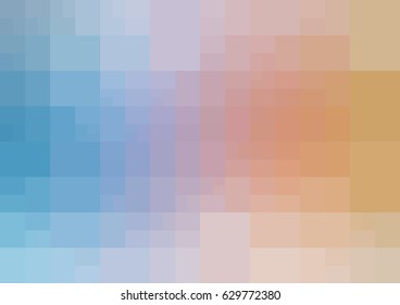 Light Blue, Yellow vector polygonal illustration, which consist of rectangles. Rectangular pattern for your business design. Geometric background in Origami style with gradient. 