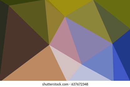 Light Blue, Yellow vector polygonal illustration, which consist of triangles. Triangular design for your business. Creative geometric background in Origami style with gradient