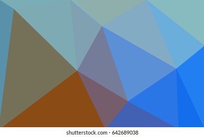 Light Blue, Yellow vector polygonal illustration, which consist of triangles. Triangular pattern for your business design. Geometric background in Origami style with gradient. 