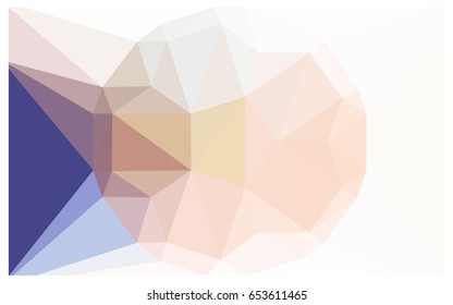 Light Blue, Yellow vector polygonal illustration, which consist of triangles with a gemstone in center. Triangular design of a huge diamond for your business. Creative geometric background of gems.
