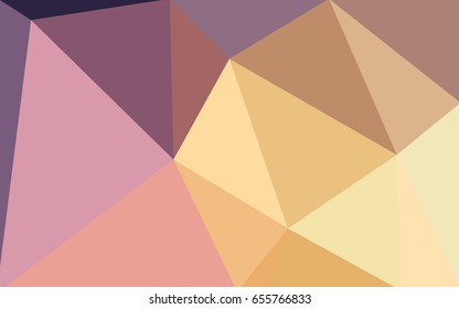 Light Blue, Yellow vector polygonal illustration, which consist of triangles. Triangular design for your business. Creative geometric background in Origami style with gradient