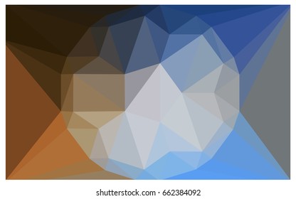 Light Blue, Yellow vector polygonal illustration, which consist of triangles with a gemstone in center. Triangular design of a huge diamond for your business. Creative geometric background of gems.