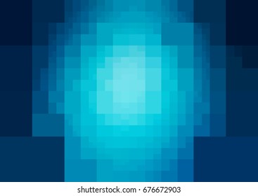 Light Blue, Yellow vector polygonal illustration, which consist of rectangles. Rectangular pattern for your business design. Geometric background in Origami style with gradient. 