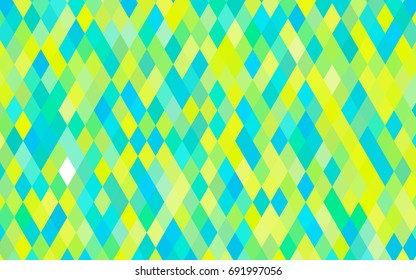 Light Blue, Yellow vector polygonal background. A completely new color illustration in a vague style. A new texture for your design.