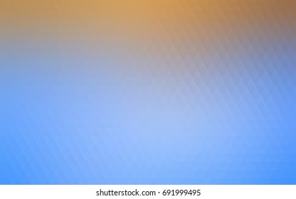 Light Blue, Yellow vector polygonal pattern. A vague abstract illustration with gradient. The polygonal design can be used for your web site.