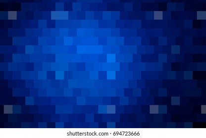 Light Blue, Yellow vector polygonal illustration, which consist of rectangles. Rectangular pattern for your business design. Geometric background in Origami style with gradient. 