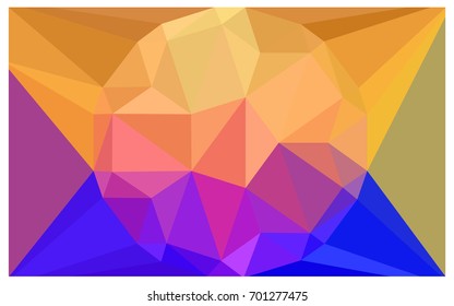 Light Blue, Yellow vector polygonal illustration, which consist of triangles with a gemstone in center. Triangular design of a huge diamond for your business. Creative geometric background of gems.