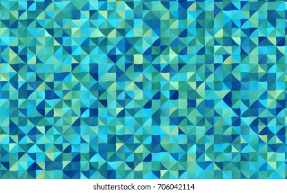 Light Blue, Yellow vector polygonal background. Shining colored illustration in a brand-new style. A completely new design for your business.