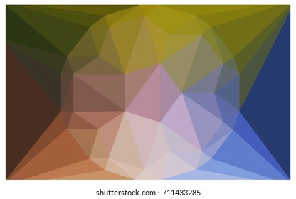 Light Blue, Yellow vector polygonal illustration, which consist of triangles with a gemstone in center. Triangular design of a huge diamond for your business. Creative geometric background of gems.
