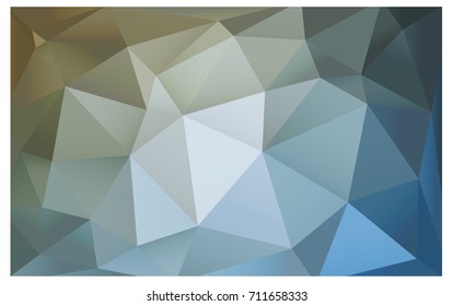 Light Blue, Yellow vector polygonal illustration, which consist of triangles. Triangular design for your business. Creative geometric background in Origami style with gradient
