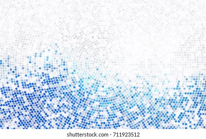 Light Blue, Yellow vector polygonal illustration consisting of rectangles. Rectangular design for your business. Creative geometric background in origami style with gradient.