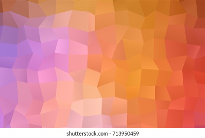 Light Blue, Yellow vector polygonal illustration consisting of rectangles. Rectangular design for your business. Creative geometric background in origami style with gradient.