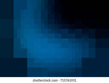 Light Blue, Yellow vector polygonal illustration, which consist of rectangles. Rectangular pattern for your business design. Geometric background in Origami style with gradient. 