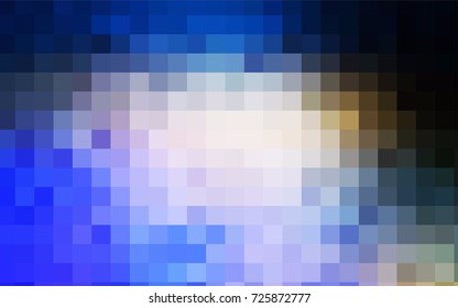 Light Blue, Yellow vector polygonal illustration consisting of rectangles. Rectangular design for your business. Creative geometric background in origami style with gradient.