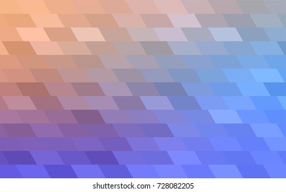 Light Blue, Yellow vector polygonal illustration, which consist of rectangles. Rectangular pattern for your business design. Geometric background in Origami style with gradient. 